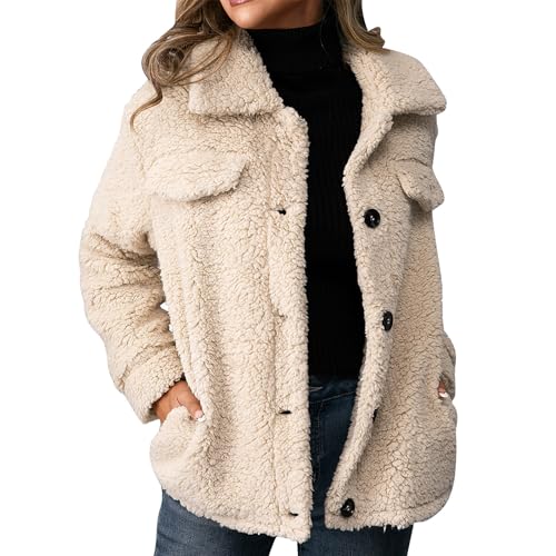 Veste polaire femme chaude et thermique à boutons pour affronter le froid avec style