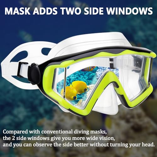 image for AQUA A DIVE SPORTS Diving mask Anti-Fog Swimming Snorkel mask Suitable