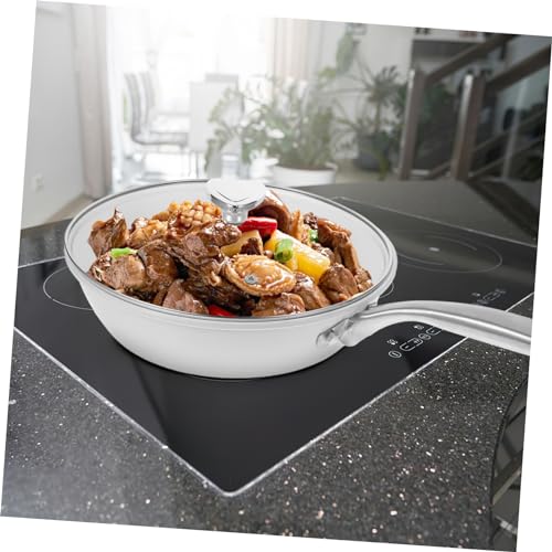 Wok pequeño de cerámica antiadherente UPKOCH para cocinas miniatura 2