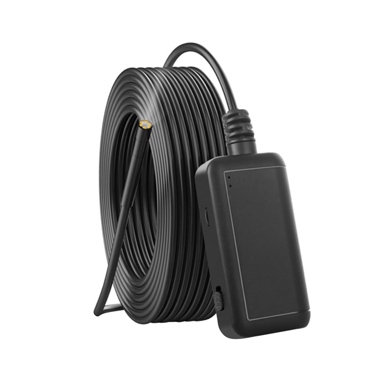 Telecamera Endoscopica per Smartphone, 1920p, 6 LED Regolabili, Ip68, Batteria Integrata e Cavo Rigido da 2m