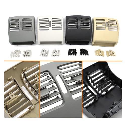 Rejilla de ventilación trasera beige para Mercedes Clase C E W204 W207 6