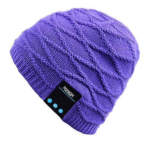 Mydeal Rechargeable Bluetooth Beanie Fashional Double Knit Skully Hat Cap w/Wireless Stereo...