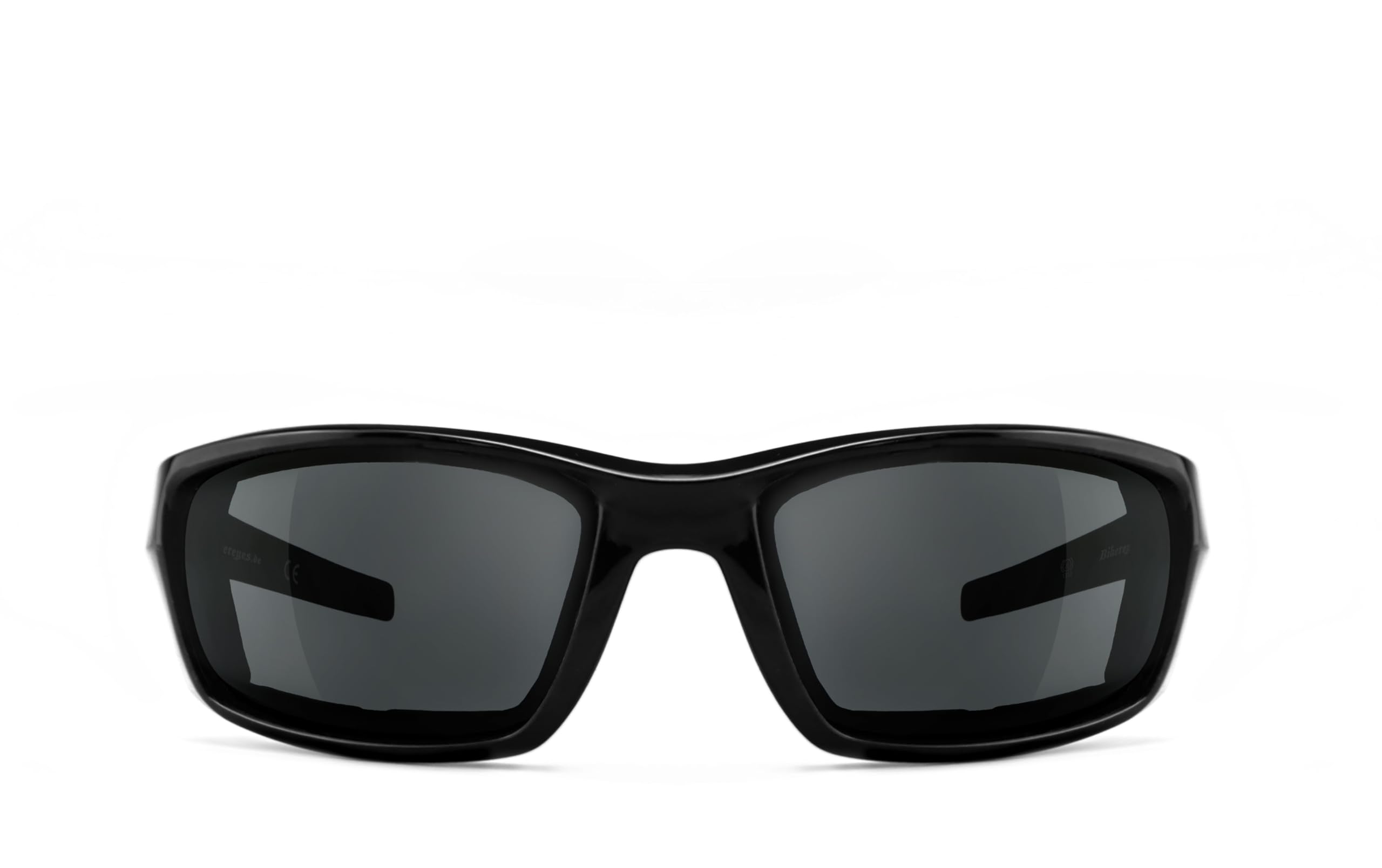 Helly®, n. 1 Bikereyes®, occhiali da motociclista, occhiali da sole da moto, antivento, imbottiti, antiappannamento, infrangibili, ottima sensazione durante lunghe uscite | Occhiali: lucidi (fumo)