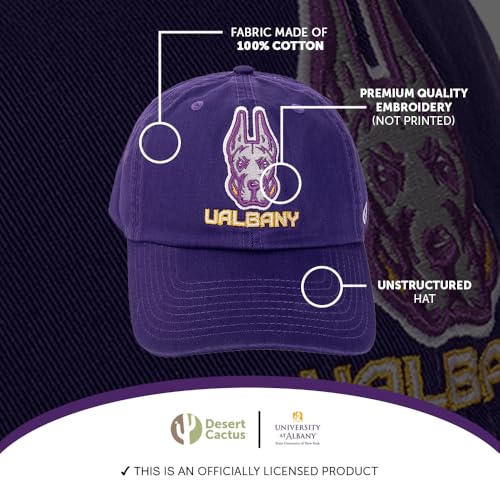Gorra baseball ajustable bordada púrpura estilo A miniatura 4