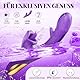 Vibration für Frauen Dildo Vibrator, KELESTA Dildos Sex Spielzeug für die Frau mit 360° Zungenlecken und 7 Vibrationsmodi & 7 Slap-Modi, Vibratorensets für Frauen Klitoris Stimulator für sie