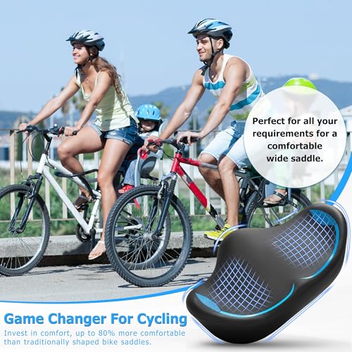 CDYWD Noseless Oversized Bike Seat