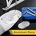 uxcell 2Pcs Aluminum Disc, 8