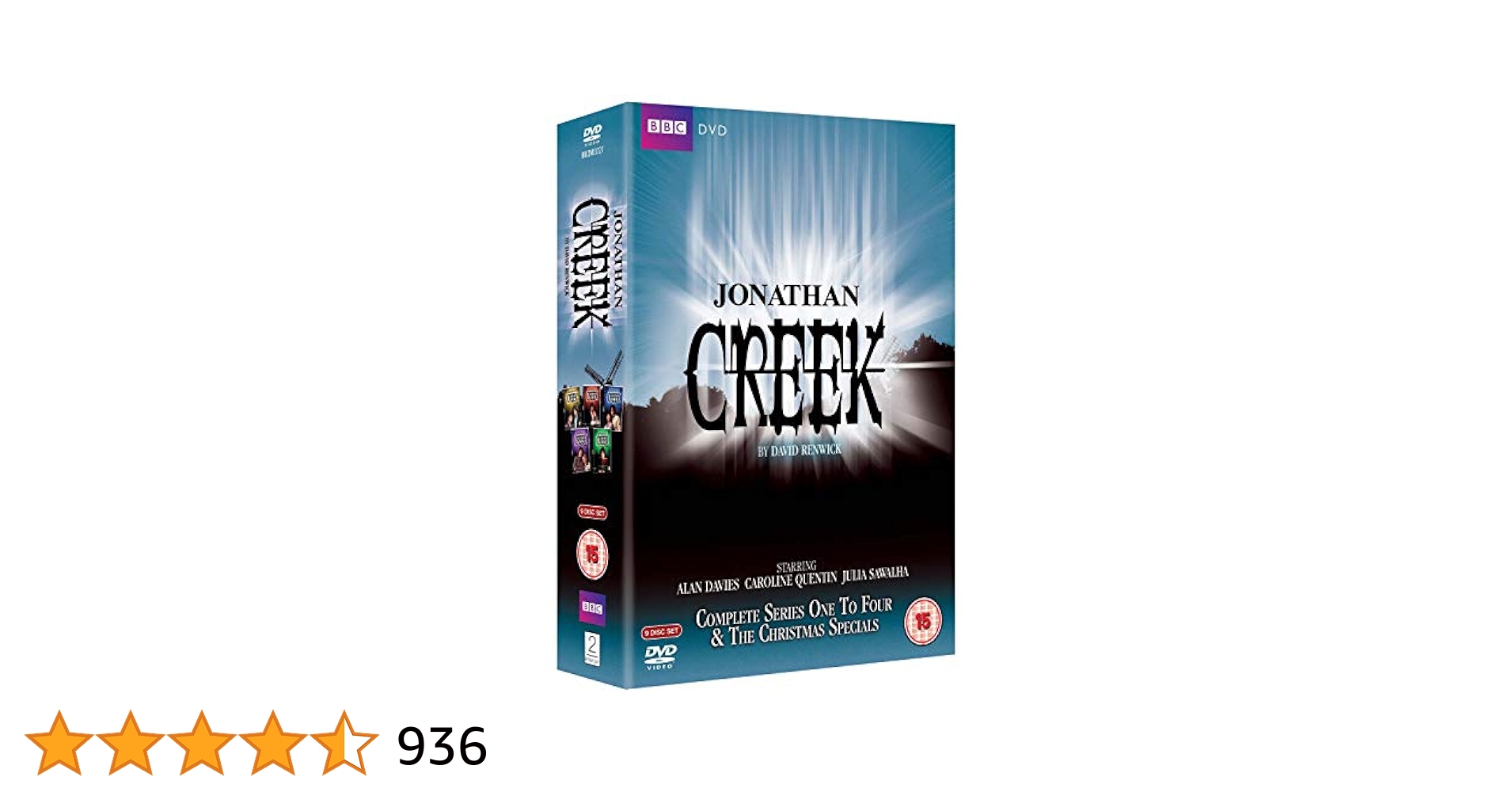 Jonathan Creek Complete Series 1 - 4 & The Christmas
