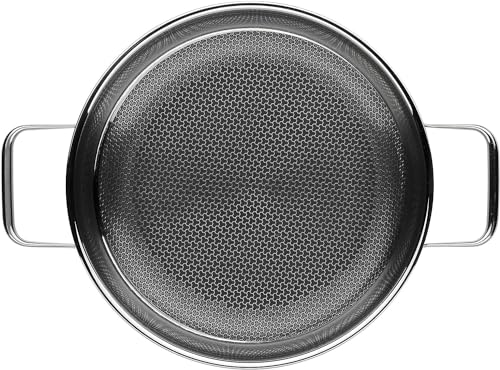 Foto von WMF Profi Resist Brat-/ Servierpfanne 24 cm Induktion, Mehrschichtmaterial beschichtet, Wabenstruktur, Edelstahlgriff, backofenfest
