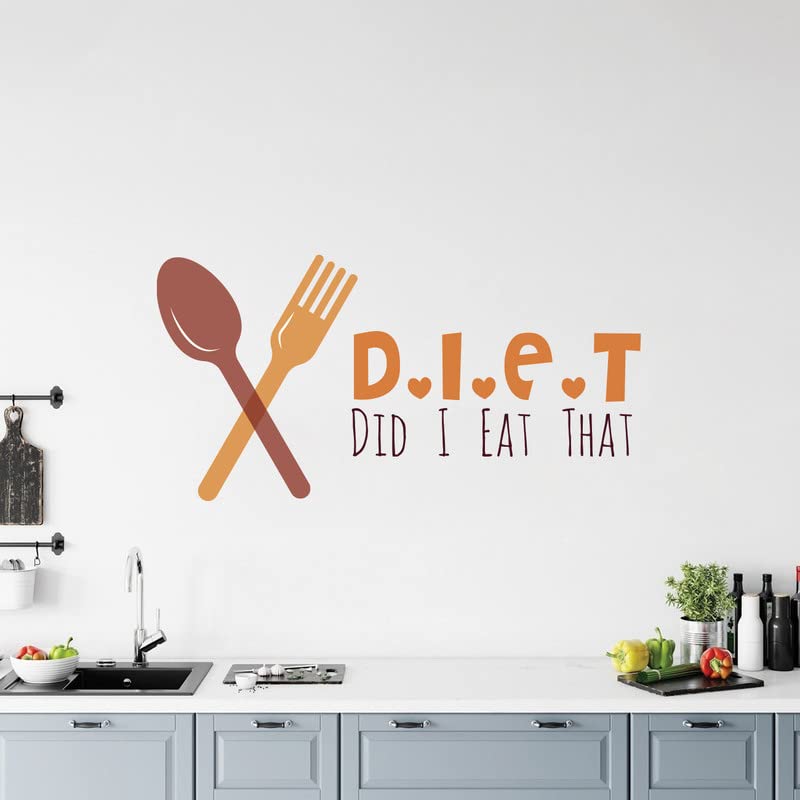 Image of Kotart - Wall Stickers /Decals for Kitchen Restaurant Cafe Wall Decor - HD Printed Colorful Vinyl Sticker