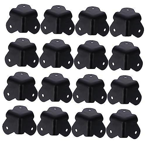 LALADEFIEE 16pcs Speaker Cabinet Guard Protectors Black Speaker Corners Edge Protectors