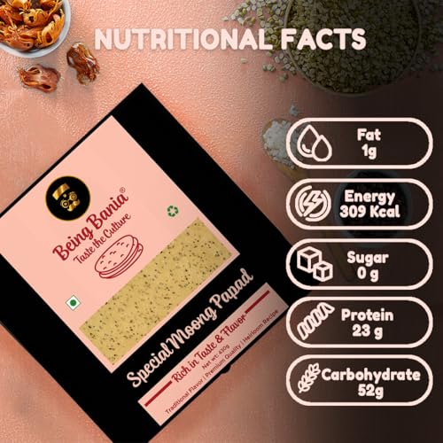 Image of Special Moong Papad - 100% Natural and Handmade | Moong dal papad | Appalam, papadam and fryums