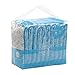 Littleforbig Adult Printed Diaper 10 Pieces - Nursery Blue (Medium 28