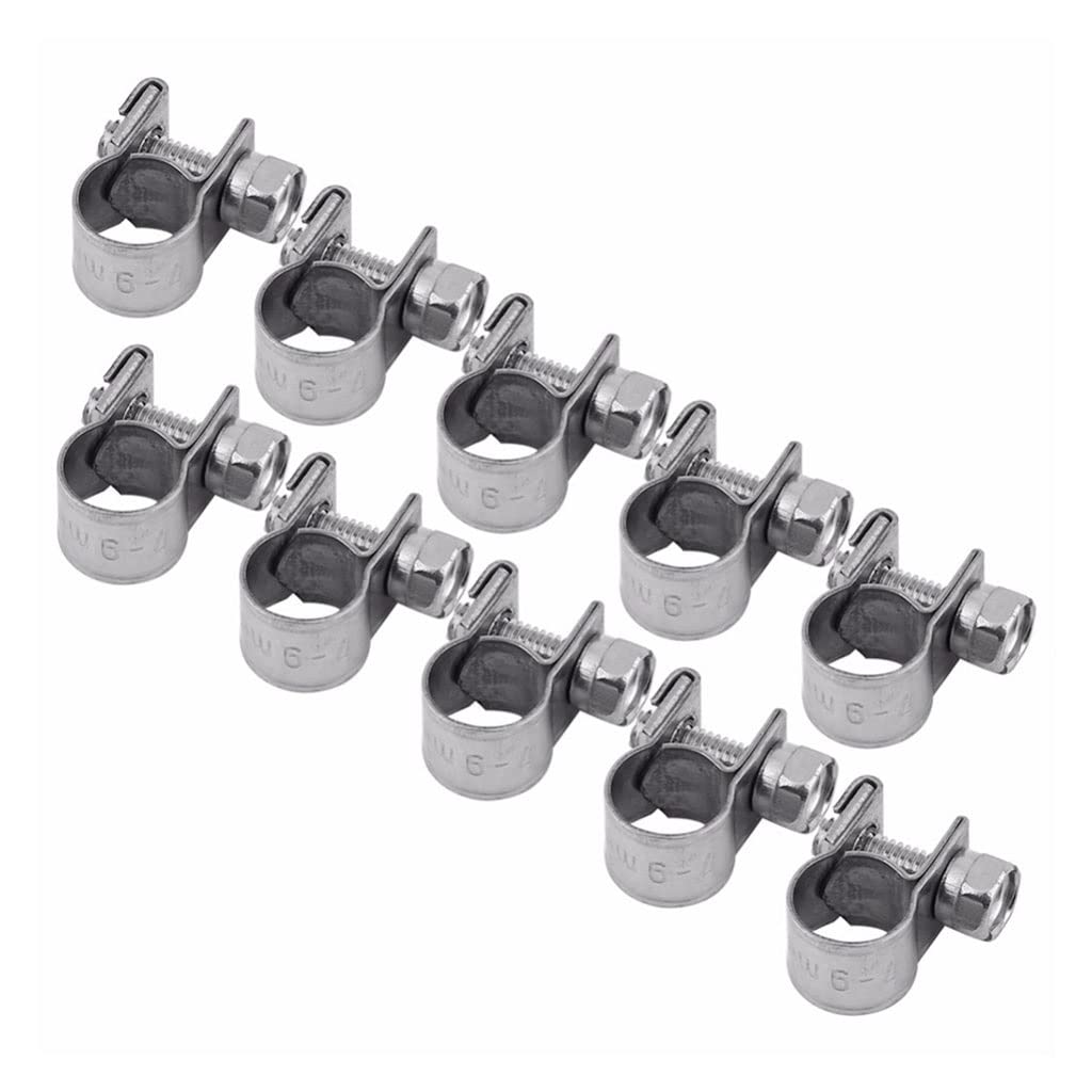 10 sztuk regulowanych zacisków do węża SUS(16-18mm)
