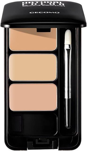 3 Color Concealer,Cover Acne Marks Concealer,Women Face and Eyes Professional Makeup Colour Correcting Palette Evens Skin Tone (01)