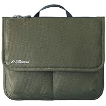 LIHIT LAB Tablet Sleeve with Pockets, 11.5 x 1 x 9.5, Army Green A7767-22