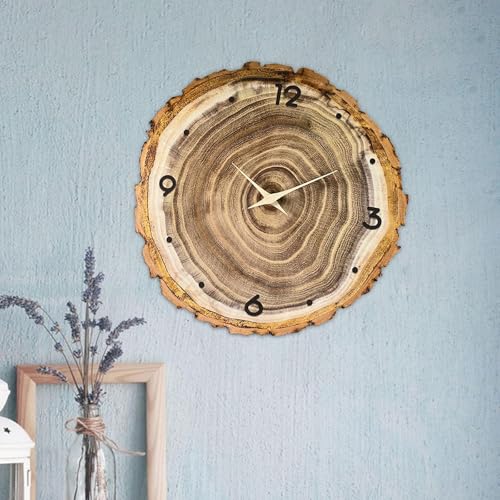 Horloge murale silencieuse ronde grand format 16 pouces, décoration murale design