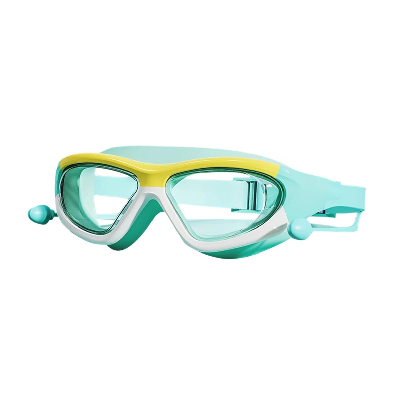 Anti-Fog Swim Goggles for Children Age 3-15, No Leaking UV Protection, Clear Vision, Quick Adjust Soft Silicone Glasses Boys Girls