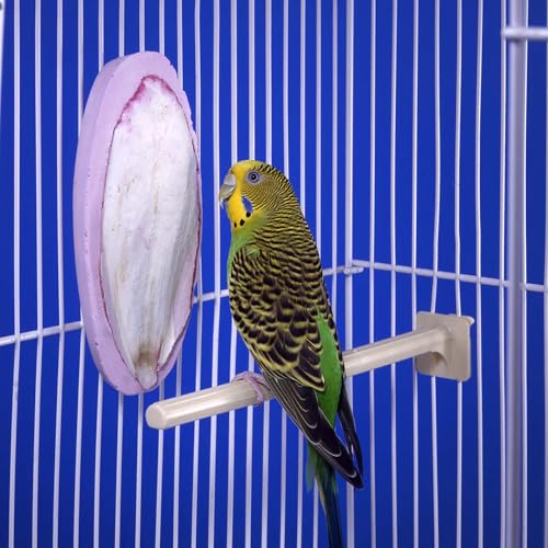 Image of Penn-Plax Bird-Life 2-in-1 E-Cuttlebone & Mineral Block - Berry Flavor - Great for All Birds - 4 Pack