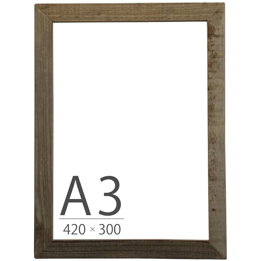 自作・手造り◆10角用のレトロな古材ミニ額縁竿幅20㎜ 自作・手造り◇10角用のレトロな古材ミニ額縁竿幅20