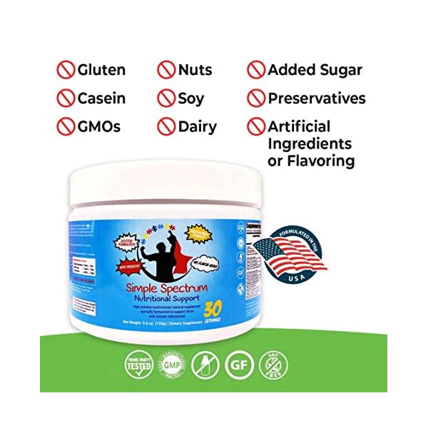 Simple-Spectrum-Vitamin-Supplement Simple Spectrum Vitamin Supplement, Nutritional Support, No Added Sugars or Artificial Ingredients