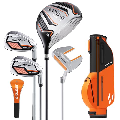 1GoTo-G 6 Pieces Kids Golf Clubs Set - Youth Golf