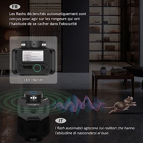 Ultrason souris et rats puissant à large portée intérieur