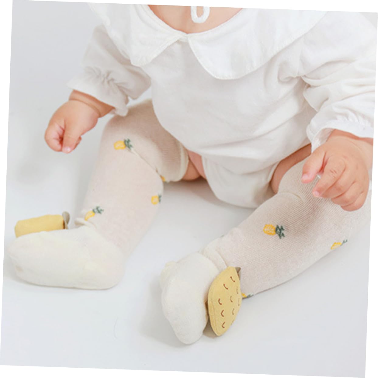 NOLITOY Baby Cotton Socks for Infants Toddler Socks Soft Breathable 0-6 Months