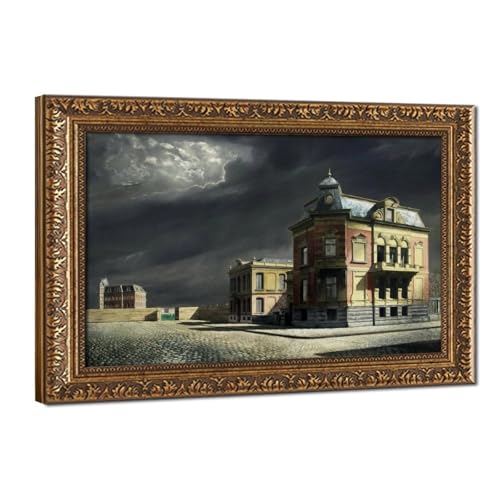 Impression sur toile City View de Carel Willink pour habiller un grand mur vide de bureau