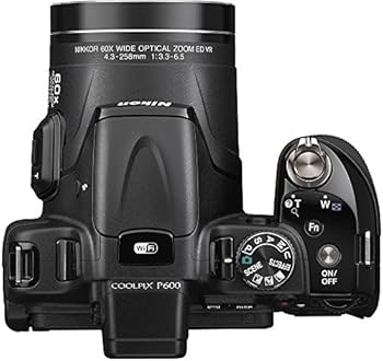 Nikon COOLPIX P600 Digital Camera - Black (16.1 MP, 60x Zoom