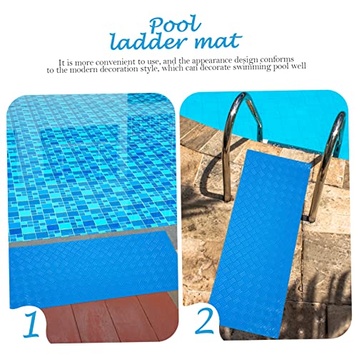 Alfombrilla antideslizante para escalera de piscina ABOOFAN miniatura 6