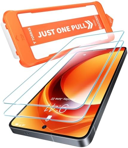 TORRAS für Samsung Galaxy S26 Ultra Panzerglas TOP 9H+ Schutz, 2 Stück | Full Screen Schutzfolie für Samsung Galaxy S26 Ultra, TOP Bruchsicherheit, Anti-Fingerabdruck, Auto-Install
