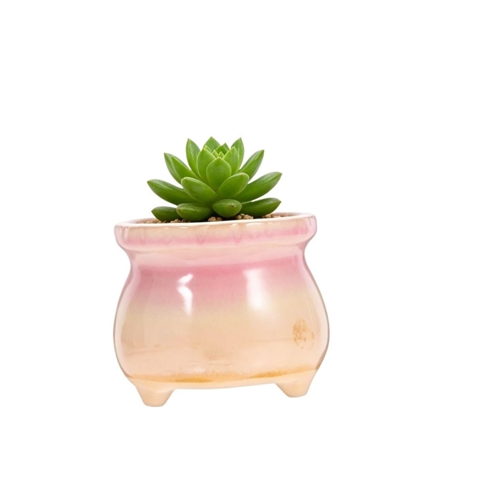 MDNIPQBAM natural Ceramic Pots With Drainage Hole Decorative Flower Planters For Indoor Succulent Plants for garden(A)