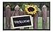 Produktbild HMT 585001 Fußmatte Welcome Sunflower Polyamid, bunt, 45 x 75 cm