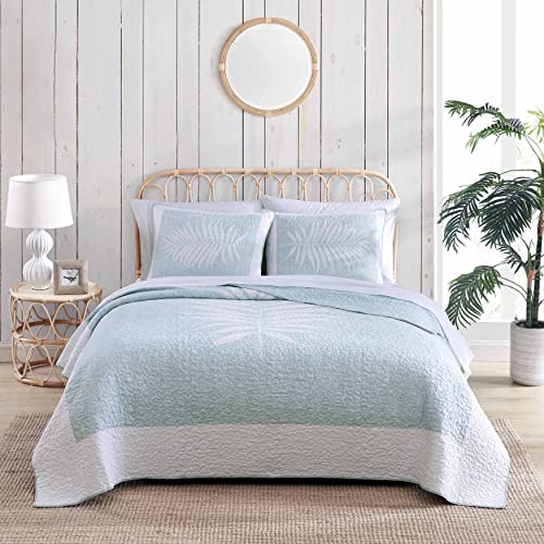 Tommy Bahama USHSGR1235465 King Quilt, Cotton Reversible Bedding cover