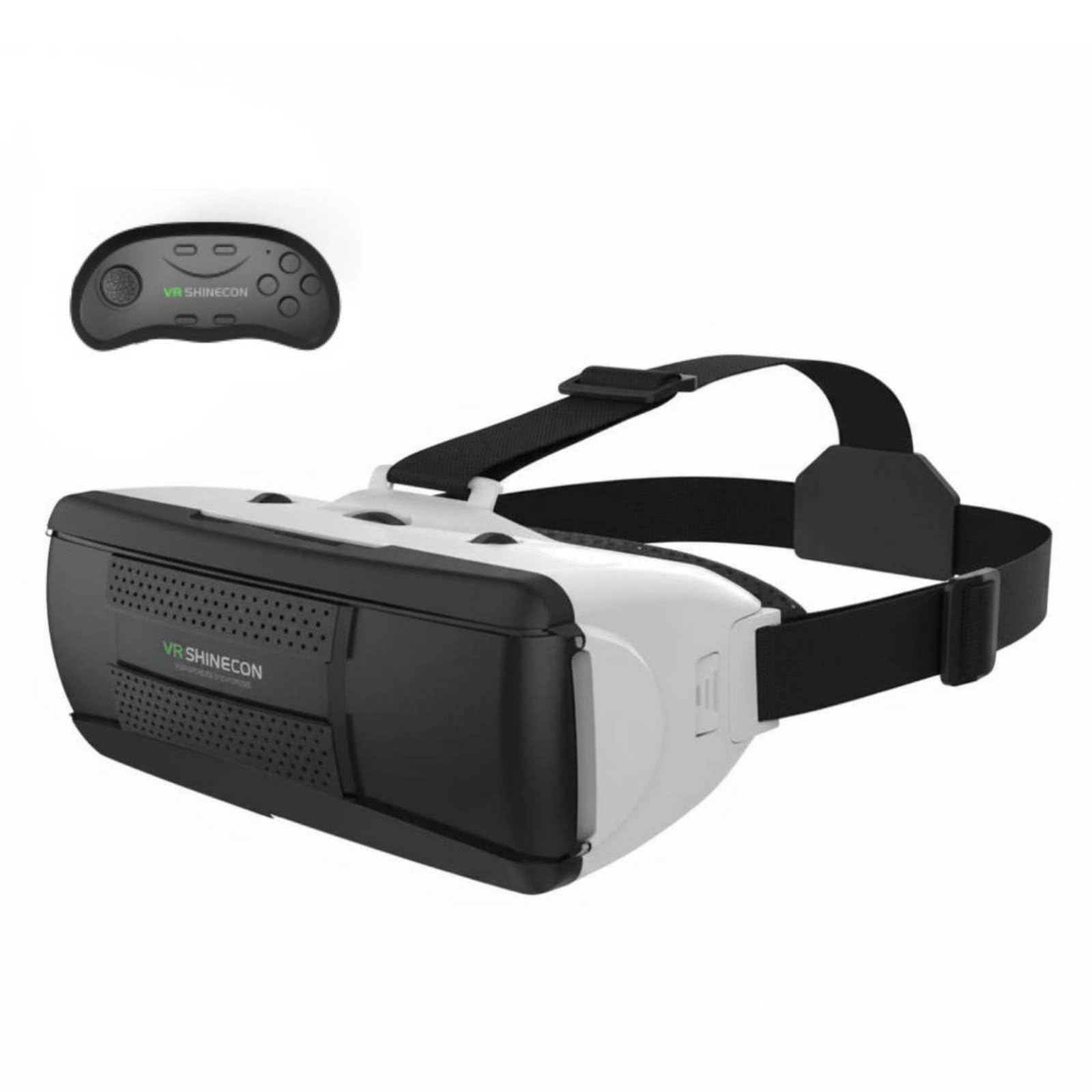 VR Headset with Headphones, Lightweight 3D Virtual Reality Glasses, Comfortable Head-Mounted Design, Wide Smartphone Compatibility, Lens Cloth Included for Gaming and Entertainment-image-38