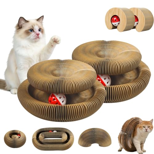 Affiuya Magic Organ Cat Scratcher Toy - 2PCS Set with Code 3RDFER8R