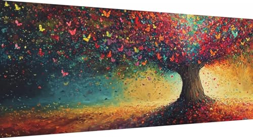 Diamond painting adulte arbre et papillon pour évacuer le stress et créer soi-même