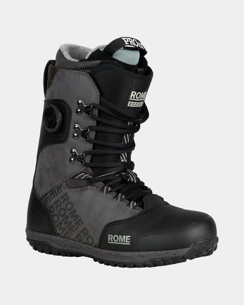 Rome Mens Bodega Hybrid Boa Hybrid Boa Snowboard Boots - 2024/2025 Black | 11.5
