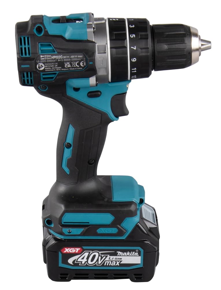 Makita Taladro percutor BL 40Vmax XGT 65Nm 2,5Ah 2 bat. MakPac marca