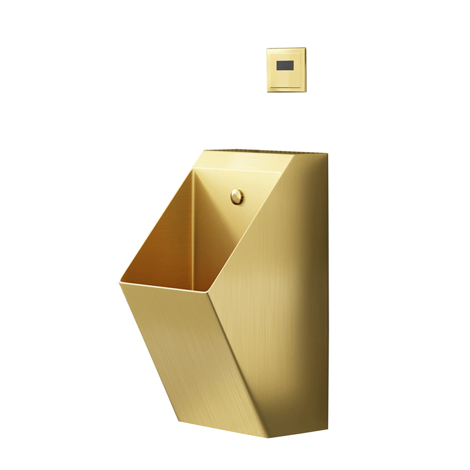 OTQEFTN 304 Stainless Steel Automatic Sensor Urinal,Household Men's Standing Small Urinal,Urinal with Smart Sensor for Automatic and Efficient Flushing