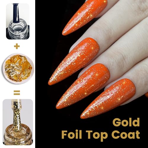 Esmalte en gel Gold Foil Top Coat 15ml miniatura 3