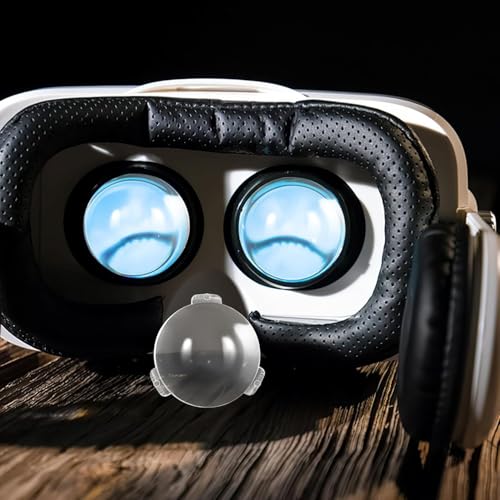 Image of SNOOGG 38mm Convex Optical Lens for DIY & Education, Google Cardboard VR Compatible Magnifying Lens for Science Projects, STEM Learning, Visual Experiments (Pack of 4 /8) (4)