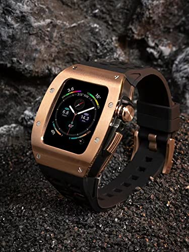 Protégez votre Apple Watch 45 mm avec un boîtier acier antichoc style RM