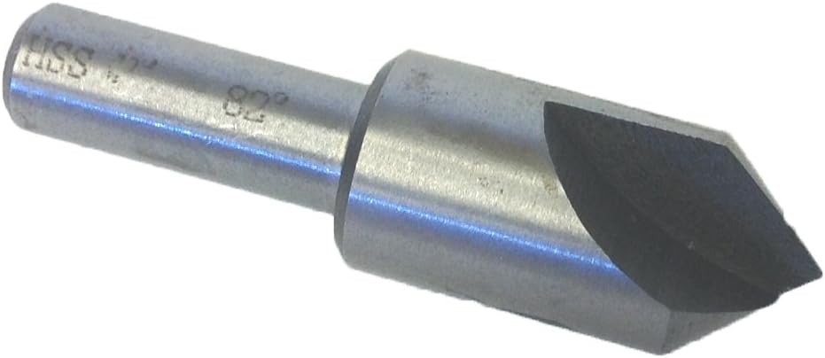 HHIP 2001-0500 1/2 Inch Single Flute 82 Degree HSS Countersink