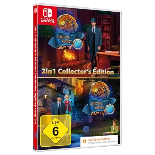 2in1 Paket Detective Agency 1+2 Collectors - Wimmelbild Spiele für Switch