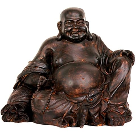 Oriental Furniture 8" Laughing Buddha Statue Cover