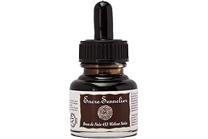 Sennelier Walnut Ink: A Profound Exploration of Rich, Warm Tones