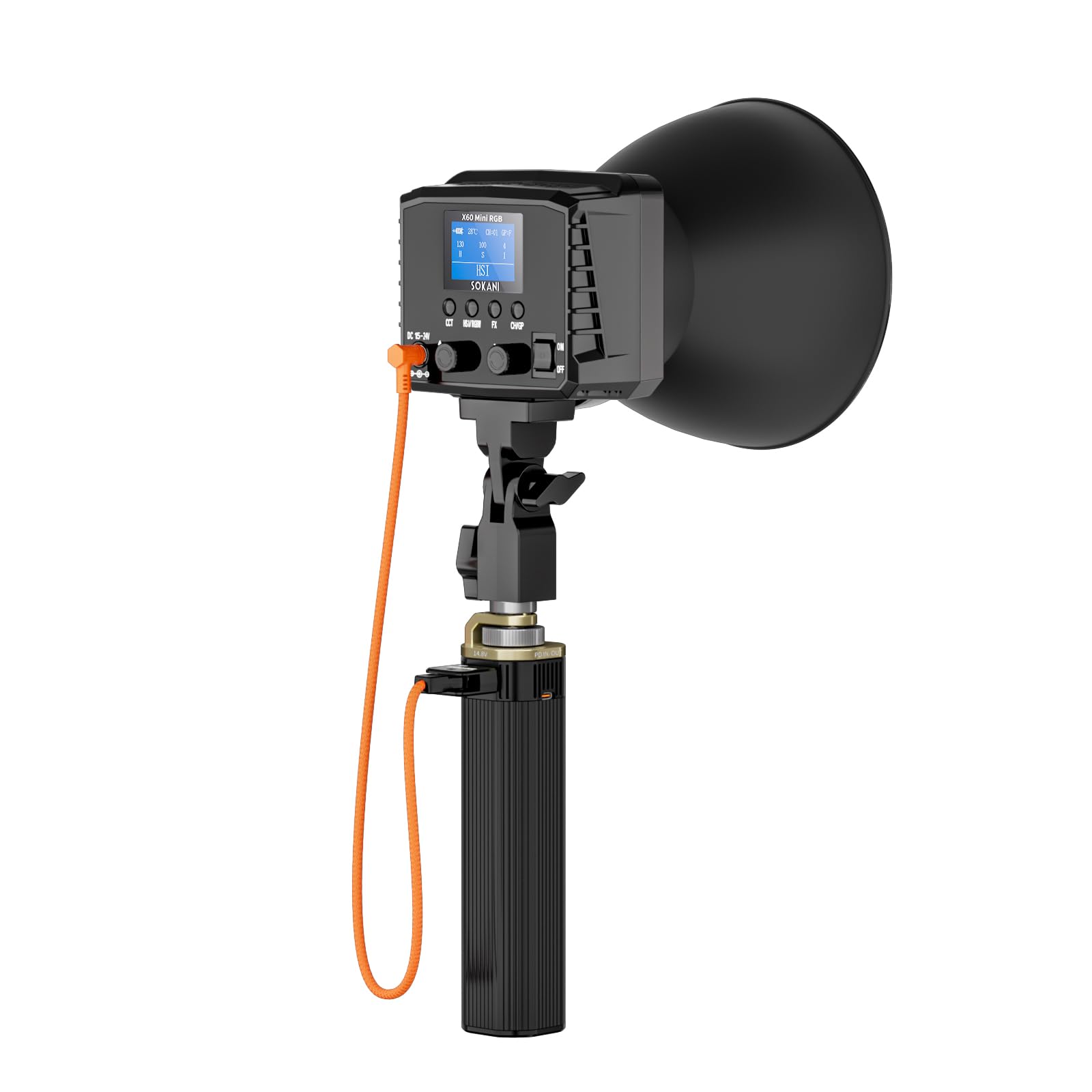 ZGCINE ZG-H90 6000mAh Battery Handle Grip for Handheld Video