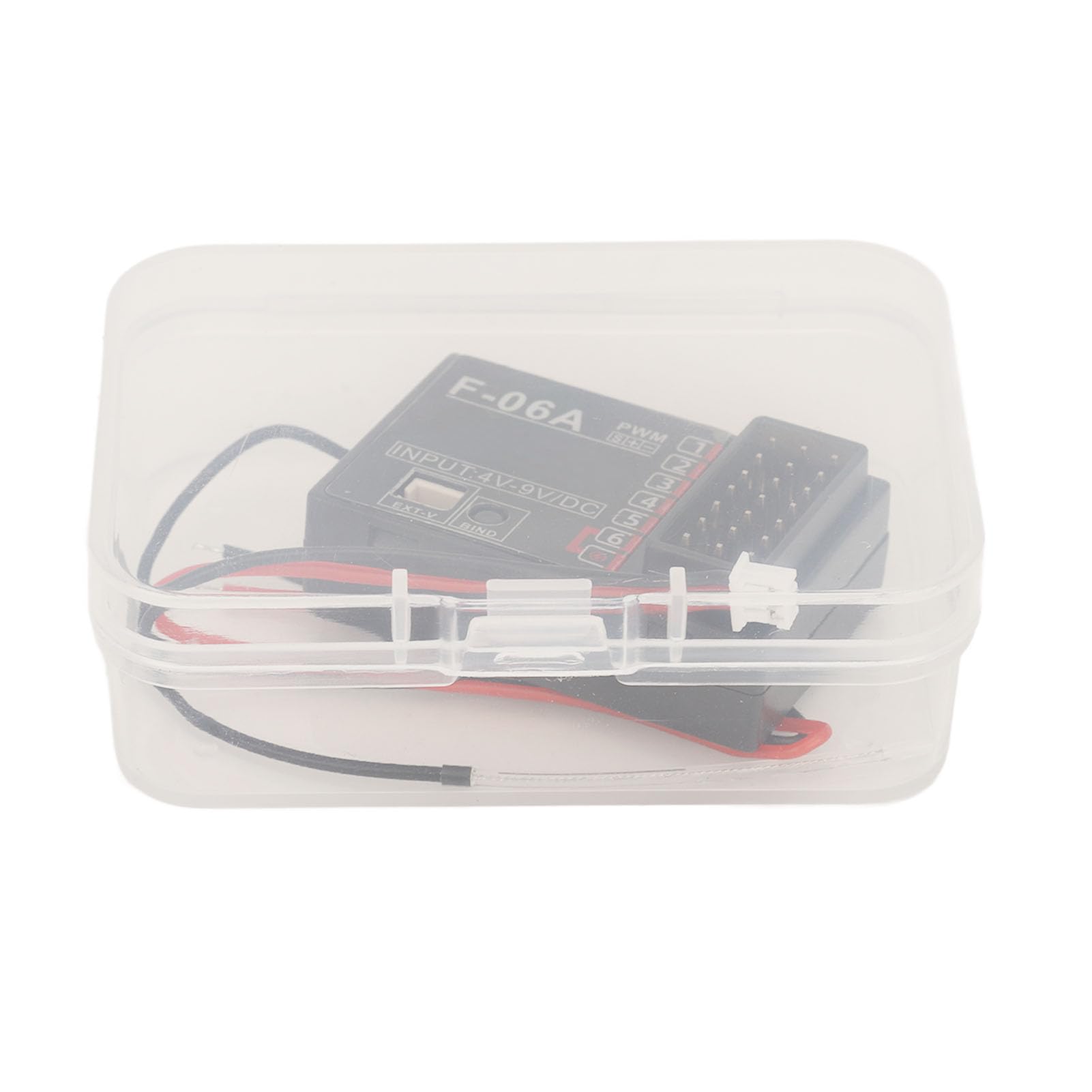 Mando a Distancia Profesional de 6 Canales de 2,4 GHz para Tanque de Barco de Coche RC, Receptor Transmisor de Control con una Sola Mano de Alta Sensibilidad para Principiantes, Material ABS